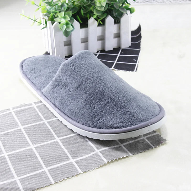5 Pairs of a Dozen Slippers Men Women Hotel Disposable Slippers Hospitality Travel Comfortable High-Quality Slides Sandals