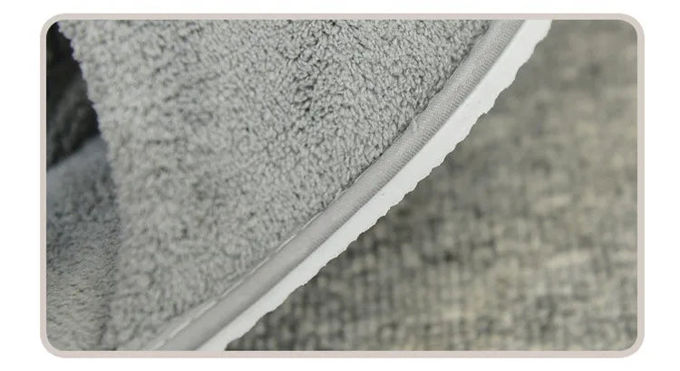 4 Pairs/Lot Mix Colors Coral fleece Men Women Cheap Disposable Hotel Slippers Cotton Slides Home Travel SPA Slipper Hospitality