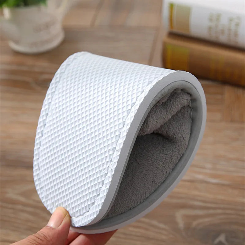 4 Pairs/Lot Mix Colors Coral fleece Men Women Cheap Disposable Hotel Slippers Cotton Slides Home Travel SPA Slipper Hospitality