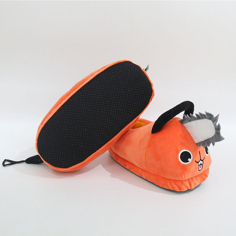 Cartoon Couple Home Slippers New Century Evangelical Soldier Plush Slippers Rei Ayanami Animation Autumn Winter Cotton Slipper