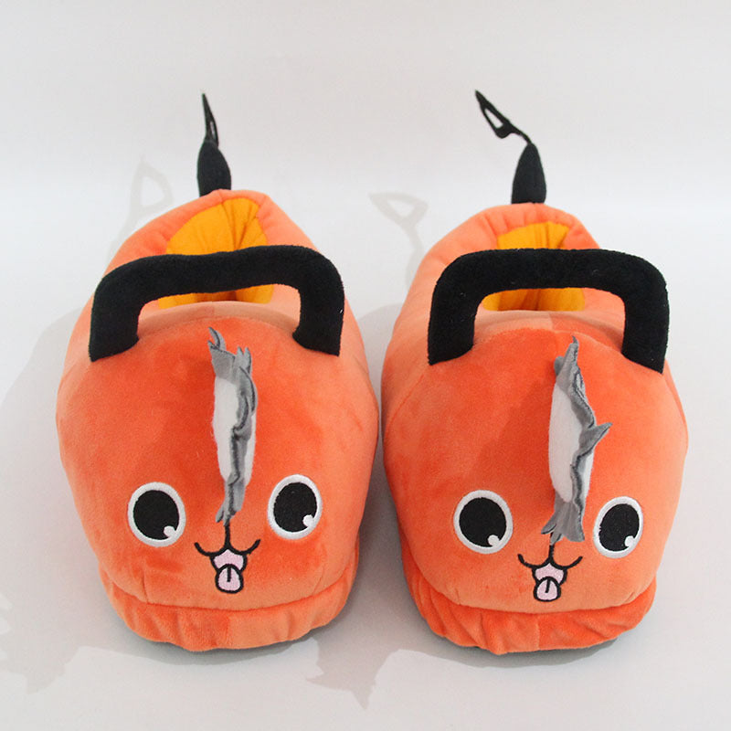 Cartoon Couple Home Slippers New Century Evangelical Soldier Plush Slippers Rei Ayanami Animation Autumn Winter Cotton Slipper