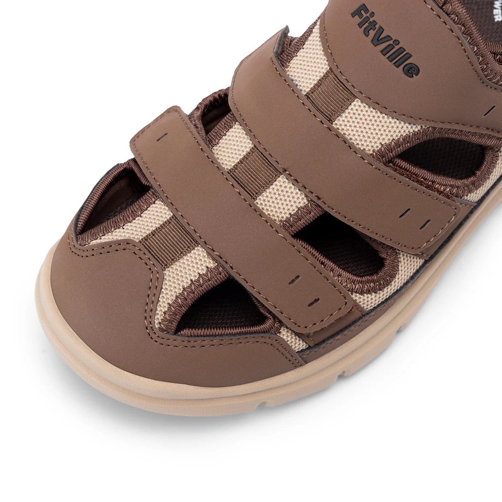 FitVille Men's Sandals Widened Diabetes Shoes Mens Casual Shoes Lightweight for Plantar Fasciitis Arch support Relief Pain