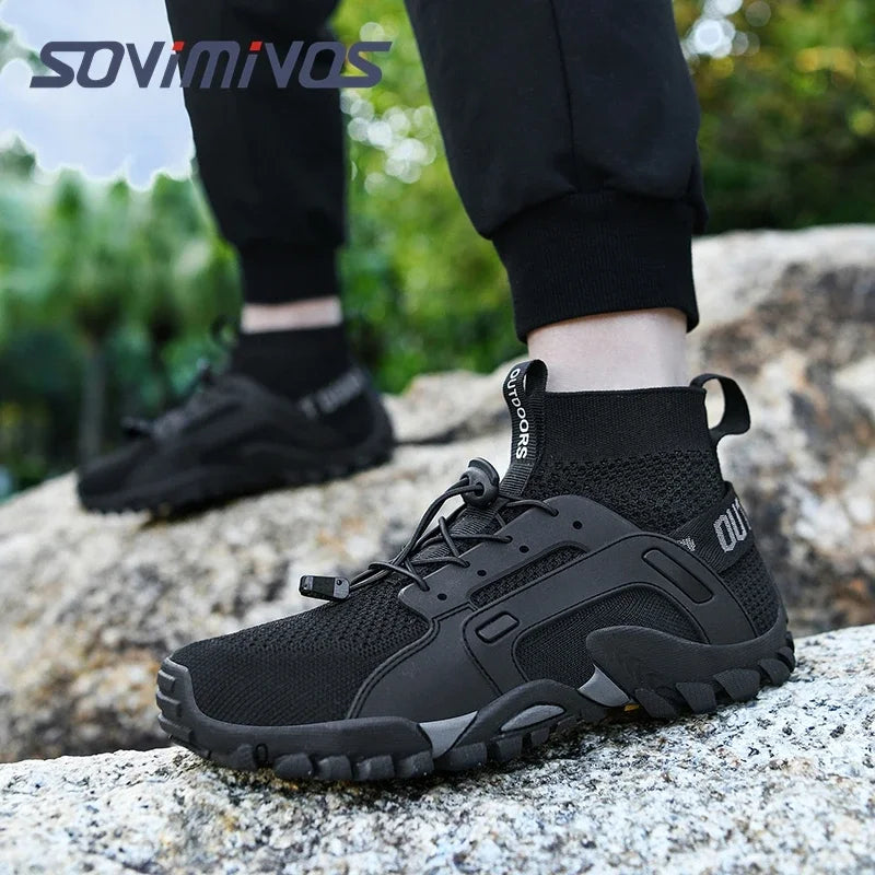 Men's Cross-Trainer | Barefoot & Minimalist Shoe | Zero Drop Sole | Wide Toe Box Man Upstream Swimming Shoes Beach Slippers