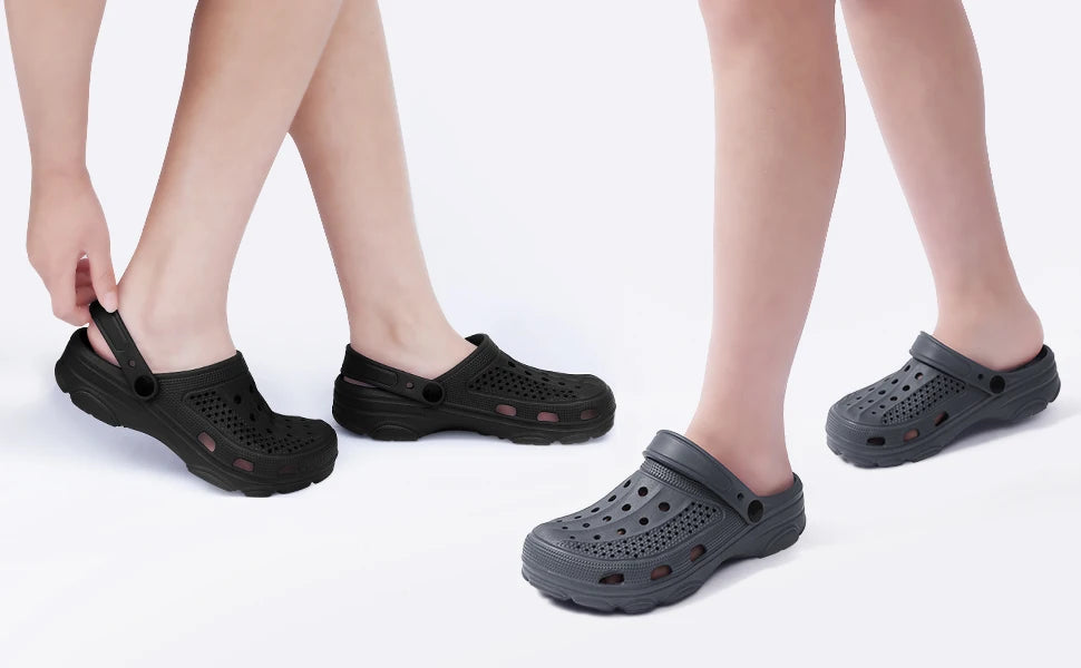 Kidmi Fashion Men Clogs Slippers Summer Clogs Slippers Outdoor Breathable Beach Slippers Soft Men Garden Slippers Home Sandals