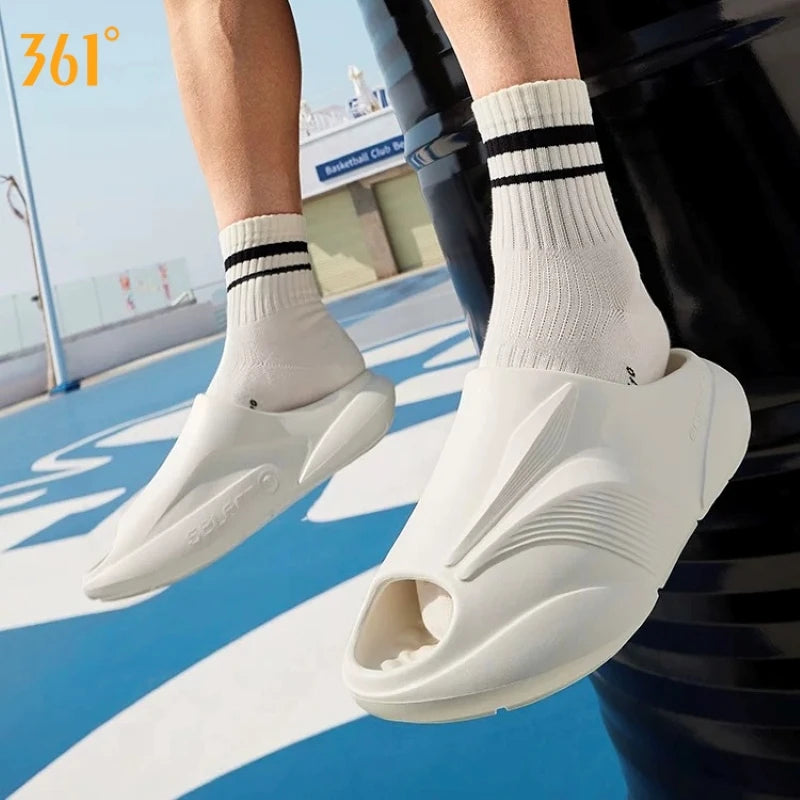 361 Degrees Furious 2 Men and Women Slippers Soft Comfortable Resilience Durable Skidproof Outdoor Home Unisex Slipper 672621110
