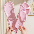 Foldable Travel Slippers Unisex EVA Flip Flops Hotel Non Slip Women Men Bathroom Indoor Slides Portable Lightweight Comfortable