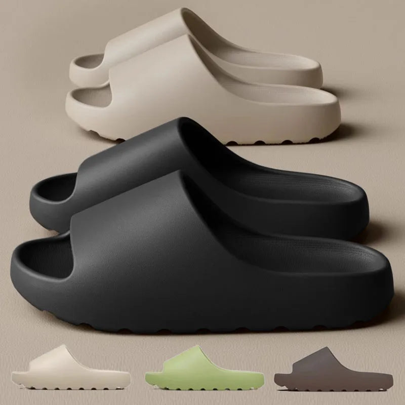 Coconut Slippers Men Women EVA Soft Like Stepping on Shit Thick Soled Sandals Solf Non-slip Wearing Slipper Outdoor Indoor Shoes