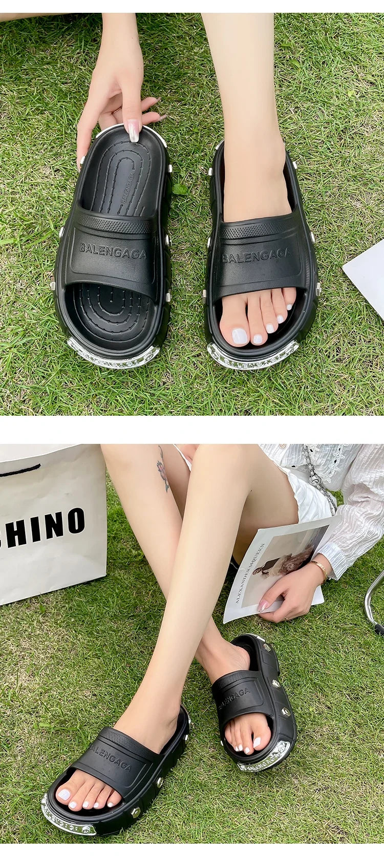 men Slippers Couple Design Anti-Slip Deodorant Casual Sandals Korean Version EVA Mat...