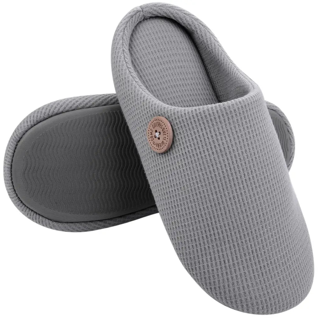 Classic Men Slippers Indoor Men Slippers Fashion Men House Slippers Outdoor Antiskid Soft Men Flat Slippers Winter Bedroom Shoes