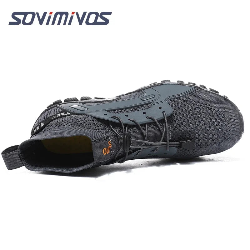 Men's Cross-Trainer | Barefoot & Minimalist Shoe | Zero Drop Sole | Wide Toe Box Man Upstream Swimming Shoes Beach Slippers