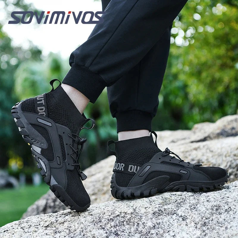 Men's Cross-Trainer | Barefoot & Minimalist Shoe | Zero Drop Sole | Wide Toe Box Man Upstream Swimming Shoes Beach Slippers