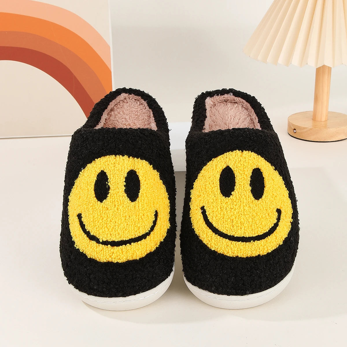 Women's Winter High-End Cotton Slippers, Women's Indoor Home Plush Warm Maternity Slippers, Couple Slippers with Added Fleece for Men in Autumn and Winter