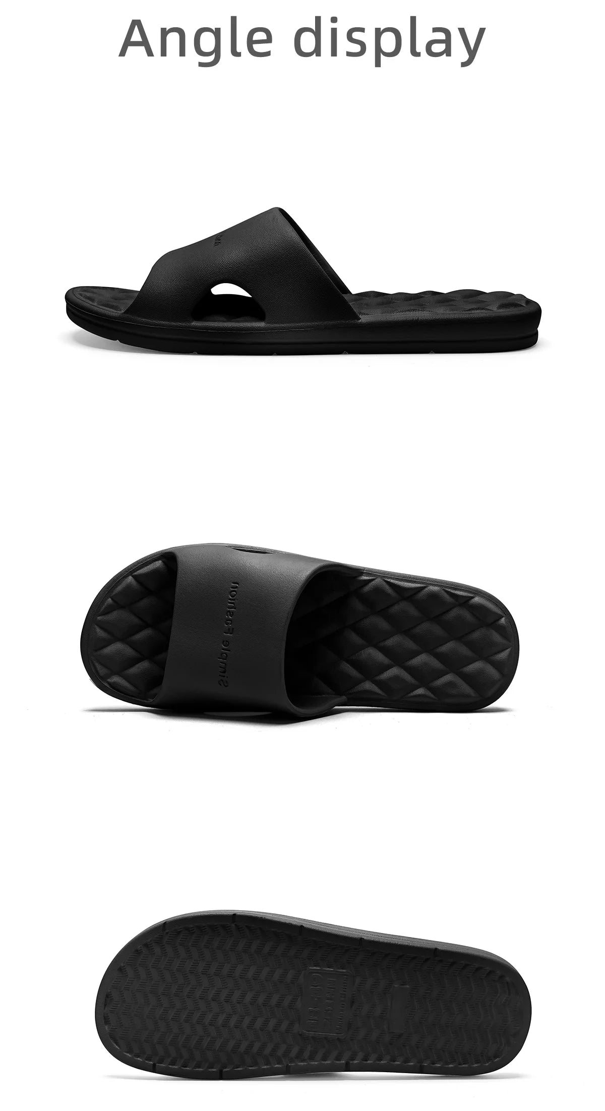 TZLDN 36-49 plus size EVA Soft Bottom Slippers for Women Home Bathroom Summer Sandals for Men Summer Beach Wear Unisex Slides