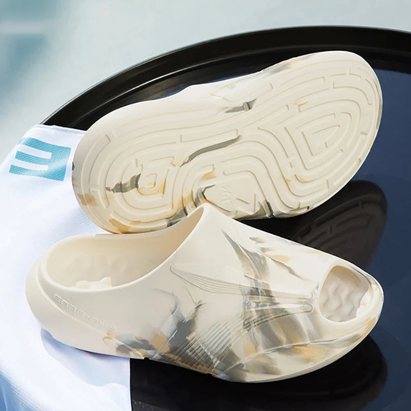 361 Degrees Furious Men Slippers Outdoors Breathable Soft Anti-slip Antiskid Sandal Flexible Durable Stable Male Shoes 672521113