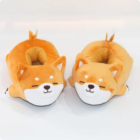 Cartoon Couple Home Slippers New Century Evangelical Soldier Plush Slippers Rei Ayanami Animation Autumn Winter Cotton Slipper