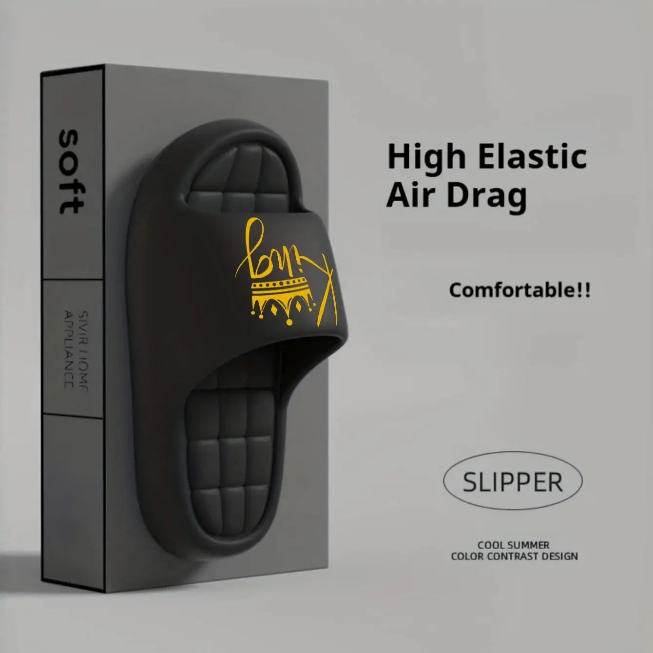 New Casual Innovative Design King Unisex Eva Soft-Soled Lightweight Home Slippers High-Quality Exclusive Brand Slippers