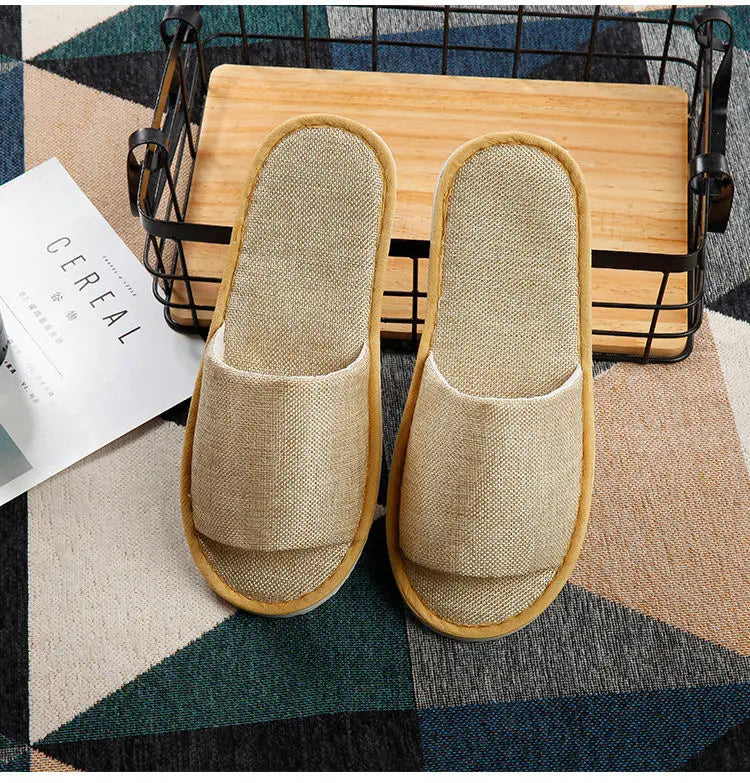 5Pairs/Lot Men Women Disposable Hotel Guest Slippers Cotton Slides Home Travel SPA Slipper Hospitality Cheap Indoor Slip-on