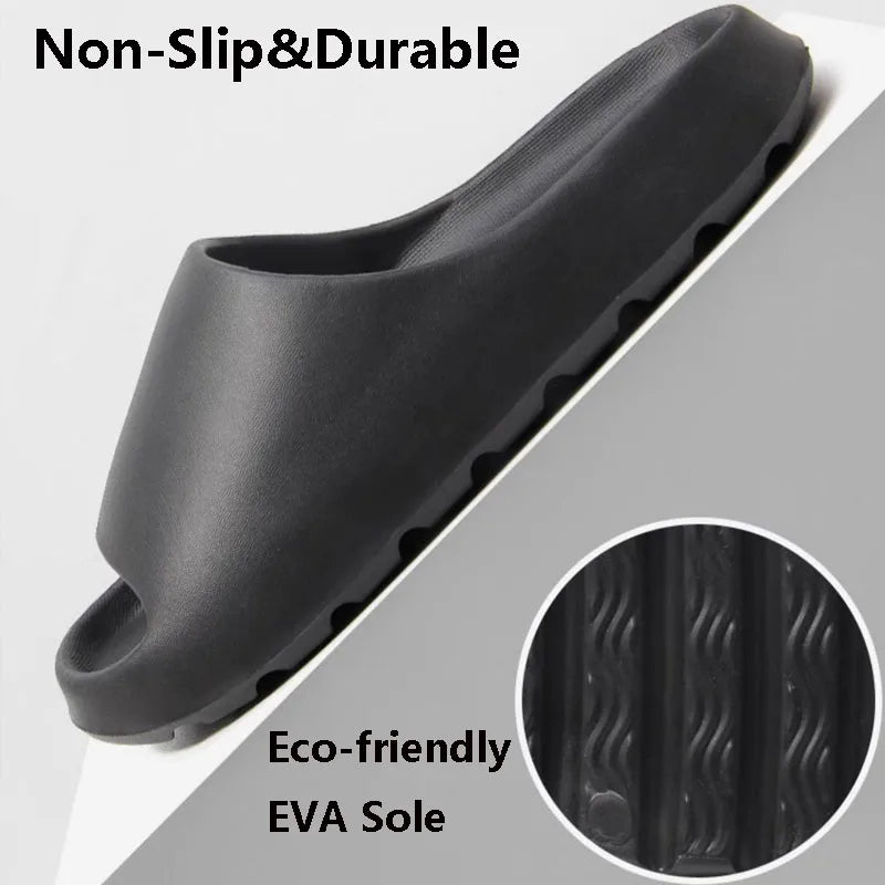 Coconut Slippers Men Women EVA Soft Like Stepping on Shit Thick Soled Sandals Solf Non-slip Wearing Slipper Outdoor Indoor Shoes