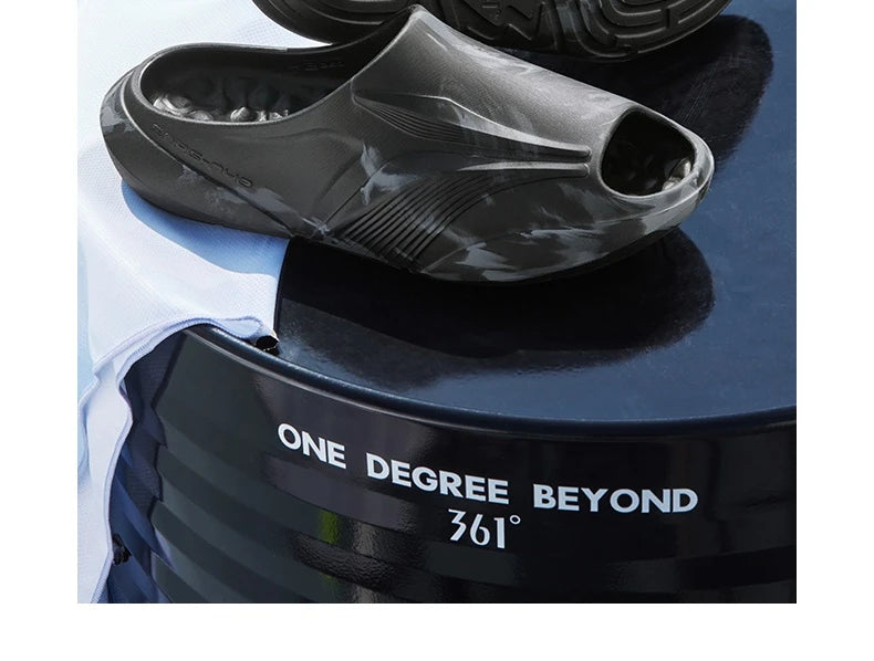 361 Degrees Furious Men Slippers Outdoors Breathable Soft Anti-slip Antiskid Sandal Flexible Durable Stable Male Shoes 672521113