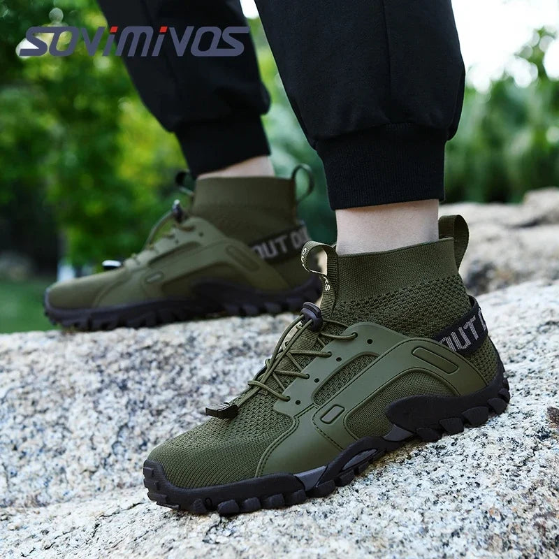 Men's Cross-Trainer | Barefoot & Minimalist Shoe | Zero Drop Sole | Wide Toe Box Man Upstream Swimming Shoes Beach Slippers