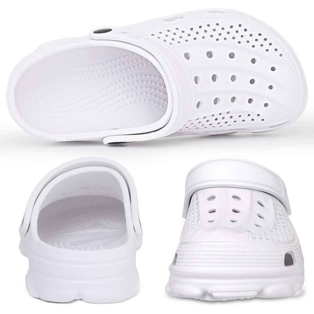 Kidmi Fashion Men Clogs Slippers Summer Clogs Slippers Outdoor Breathable Beach Slippers Soft Men Garden Slippers Home Sandals