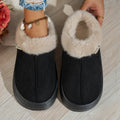 Outdoor Casual Fashion Simple Winter Home Women's Slipper Boots Fuzzy Soft Warm Indoor Anti-slip Comfy Bedroom Couples Shoes