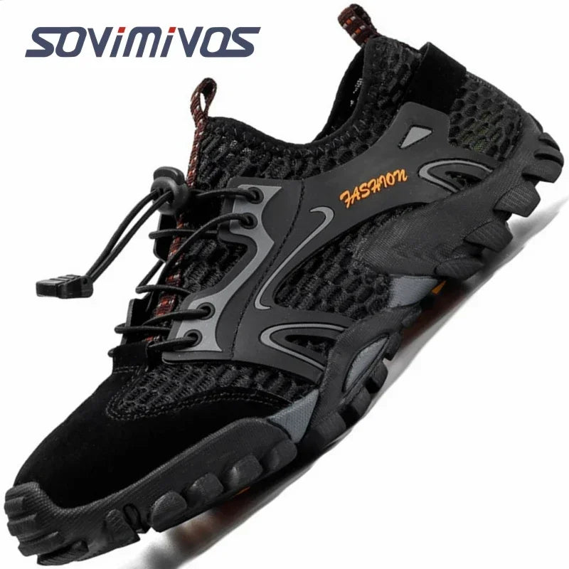 Men's Cross-Trainer | Barefoot & Minimalist Shoe | Zero Drop Sole | Wide Toe Box Man Upstream Swimming Shoes Beach Slippers