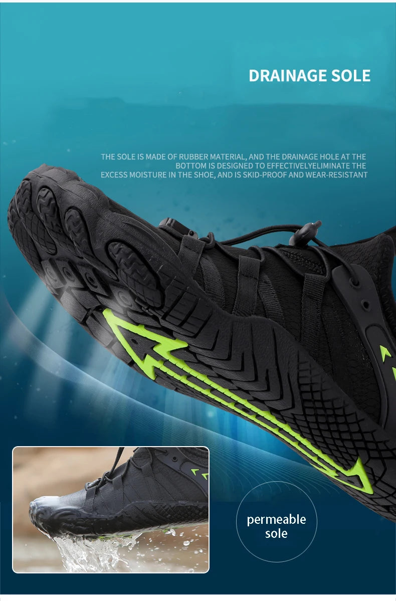 EOCENE Quick-dry Swimming Beach Wading Fitness Hiking fishing Flats Sports Aqua Casual Gym Surf Outdoor Water Sneakers Shoes