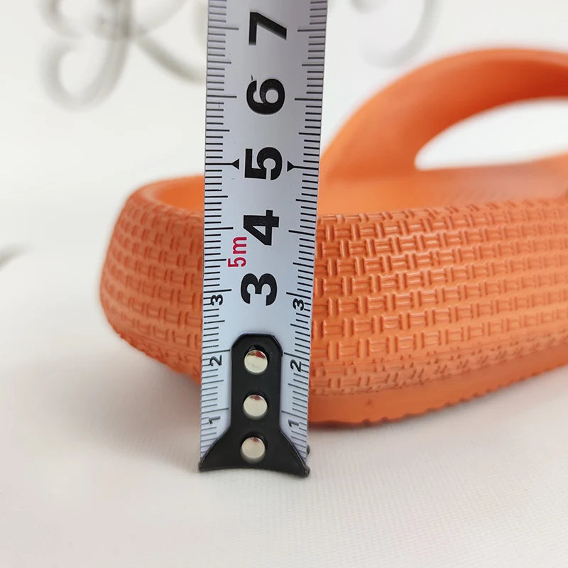 EVA Thong Platform Flip Flops for Women Summer 2023 Clip Toe Soft Sole Cloud Slippers Woman Thick Bottom Non Slip Beach Sandals