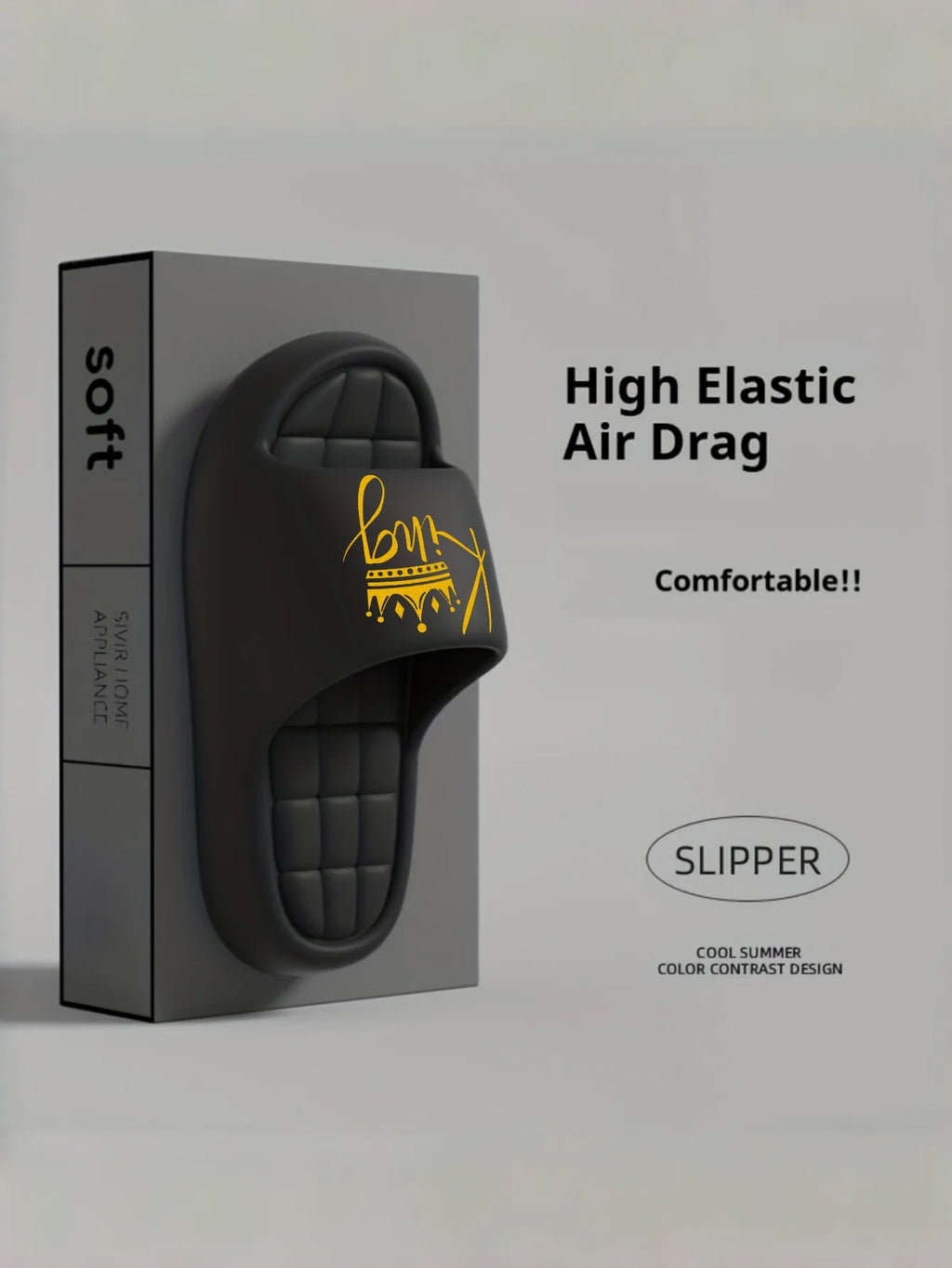 New Casual Innovative Design King Unisex Eva Soft-Soled Lightweight Home Slippers High-Quality Exclusive Brand Slippers