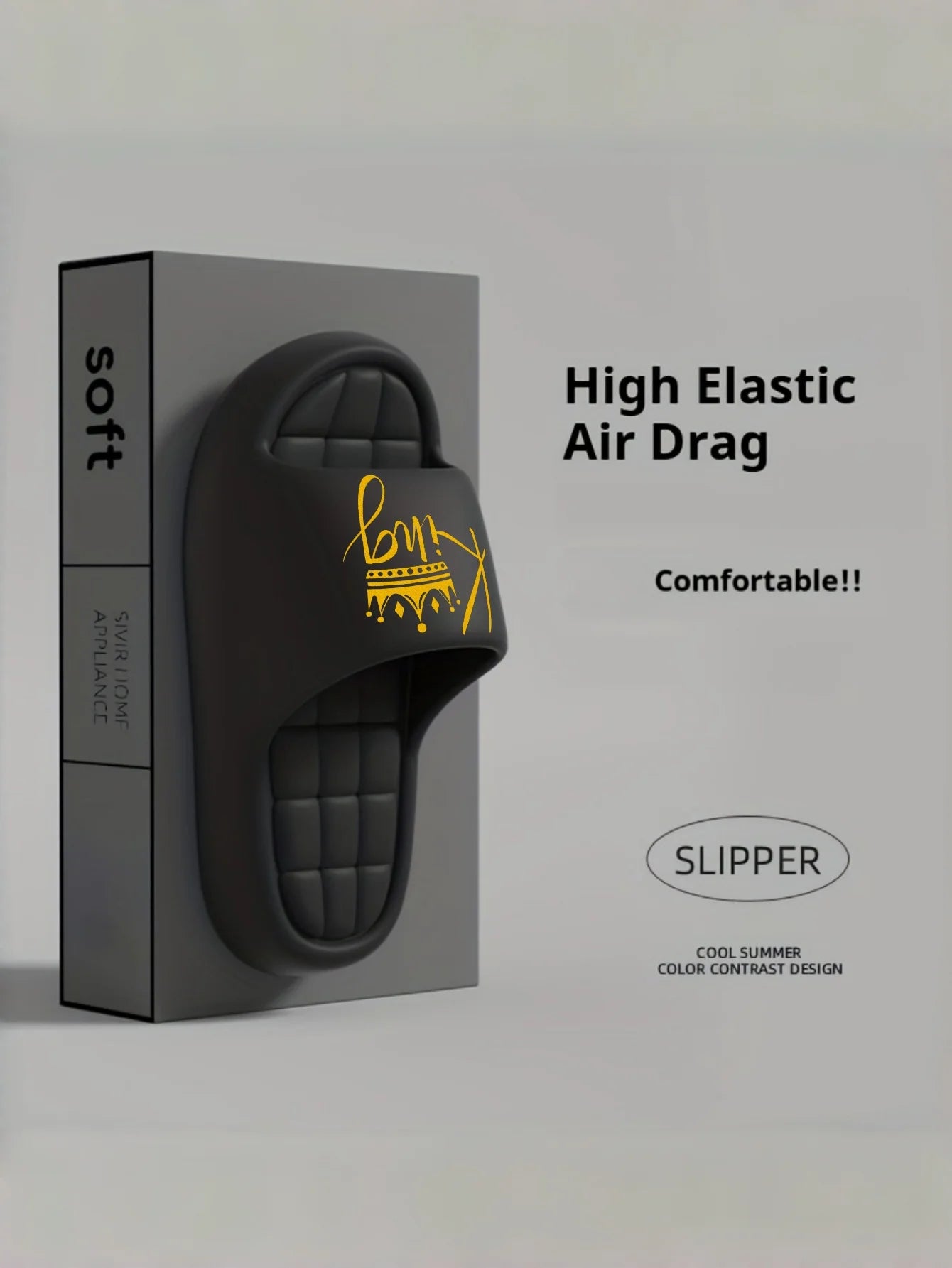 New Casual Innovative Design King Unisex Eva Soft-Soled Lightweight Home Slippers High-Quality Exclusive Brand Slippers