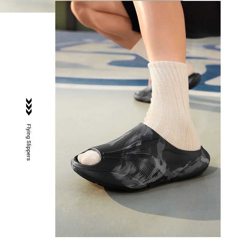 361 Degrees Furious Men Slippers Outdoors Breathable Soft Anti-slip Antiskid Sandal Flexible Durable Stable Male Shoes 672521113