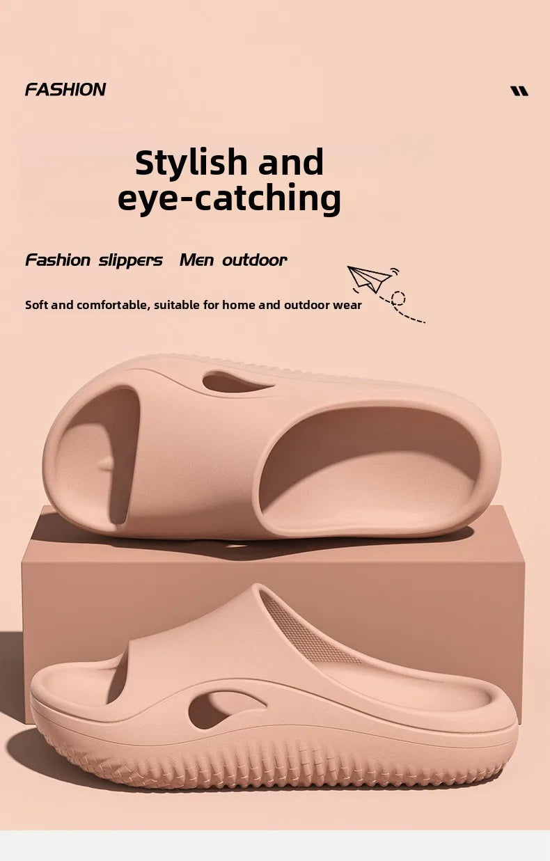 Comfortable Anti-Slip Operating Room Slippers for Men And Women Home Slippers round Toe EVA Material All Seasons Wear