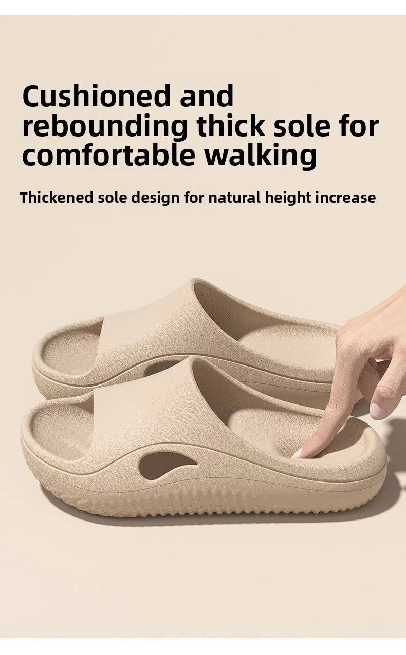 Comfortable Anti-Slip Operating Room Slippers for Men And Women Home Slippers round Toe EVA Material All Seasons Wear