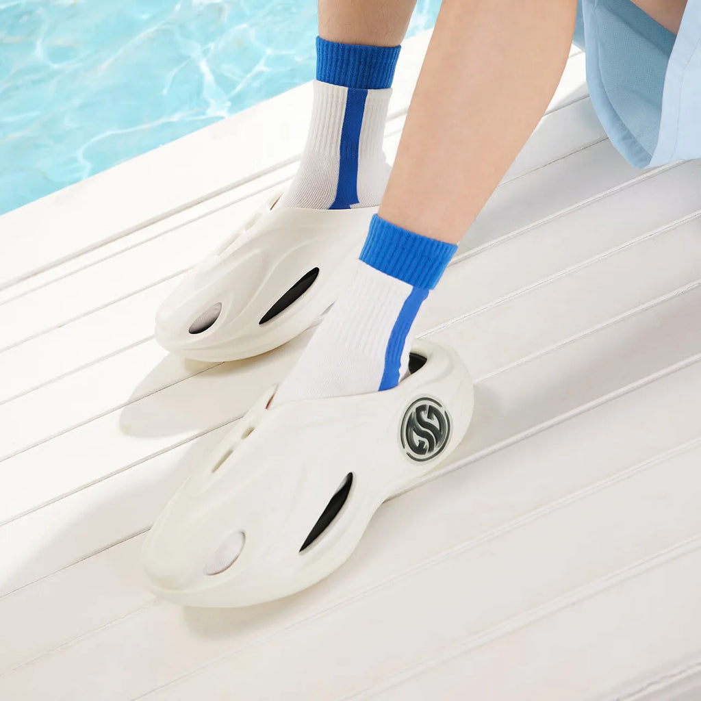 361 Degrees AG Whale 2.0 Men and Women‘s Slippers Soft Elastic Bacteriostatic Comfort Anti-slip Thick Bottom Slippers 672421103
