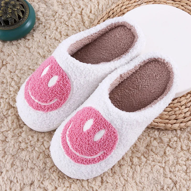 Women's Winter High-End Cotton Slippers, Women's Indoor Home Plush Warm Maternity Slippers, Couple Slippers with Added Fleece for Men in Autumn and Winter