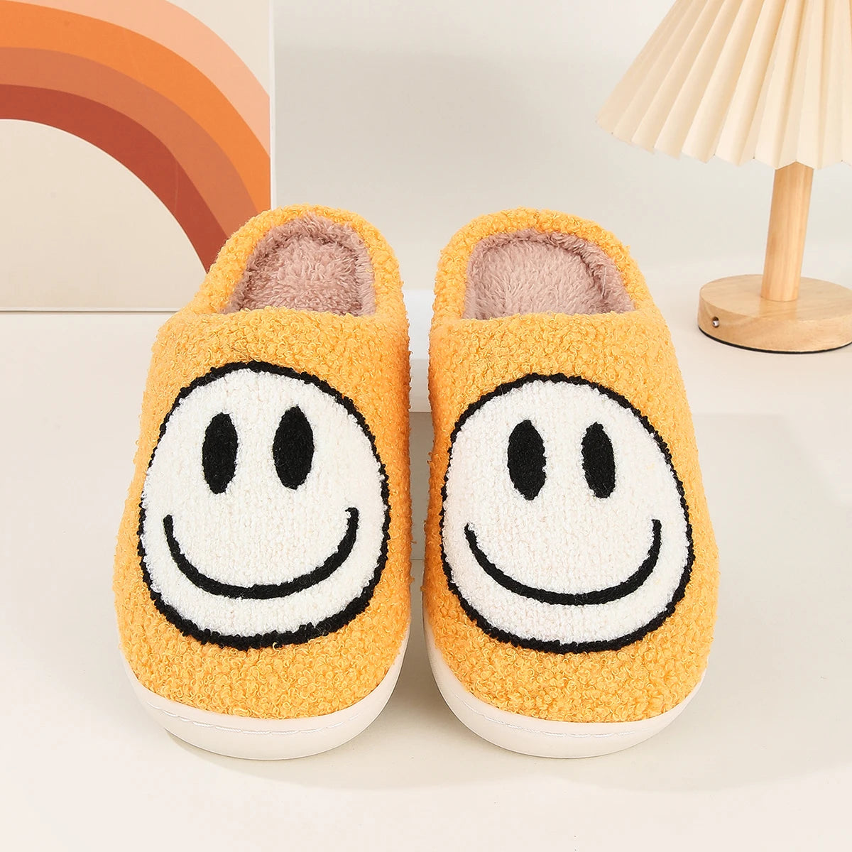 Women's Winter High-End Cotton Slippers, Women's Indoor Home Plush Warm Maternity Slippers, Couple Slippers with Added Fleece for Men in Autumn and Winter