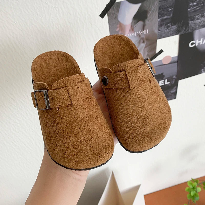 Children's Outdoor Slippers Casual Flat Shoes, Breathable Outdoor Shoes Suitable for Indoor and Outdoor Activities