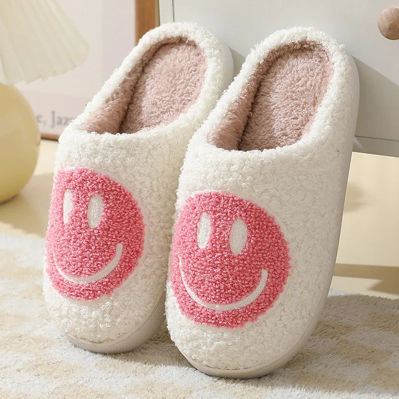 Women's Winter High-End Cotton Slippers, Women's Indoor Home Plush Warm Maternity Slippers, Couple Slippers with Added Fleece for Men in Autumn and Winter