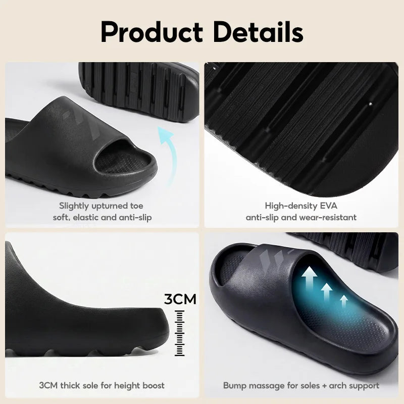 361 Degrees Home slippers EVA Men and WomenvAntibacterial Breathable Comfortable Skidproof Casual Outdoor Unisex shoes 622617002