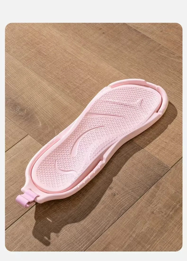 Foldable Travel Slippers Unisex EVA Flip Flops Hotel Non Slip Women Men Bathroom Indoor Slides Portable Lightweight Comfortable