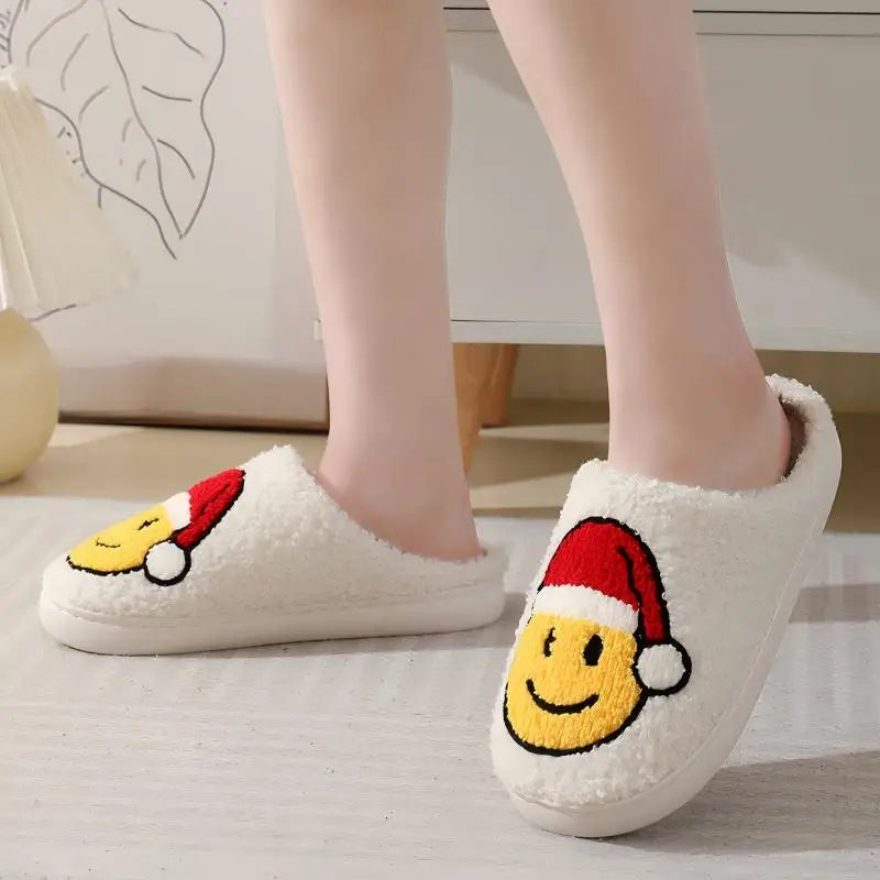 Women's Winter High-End Cotton Slippers, Women's Indoor Home Plush Warm Maternity Slippers, Couple Slippers with Added Fleece for Men in Autumn and Winter
