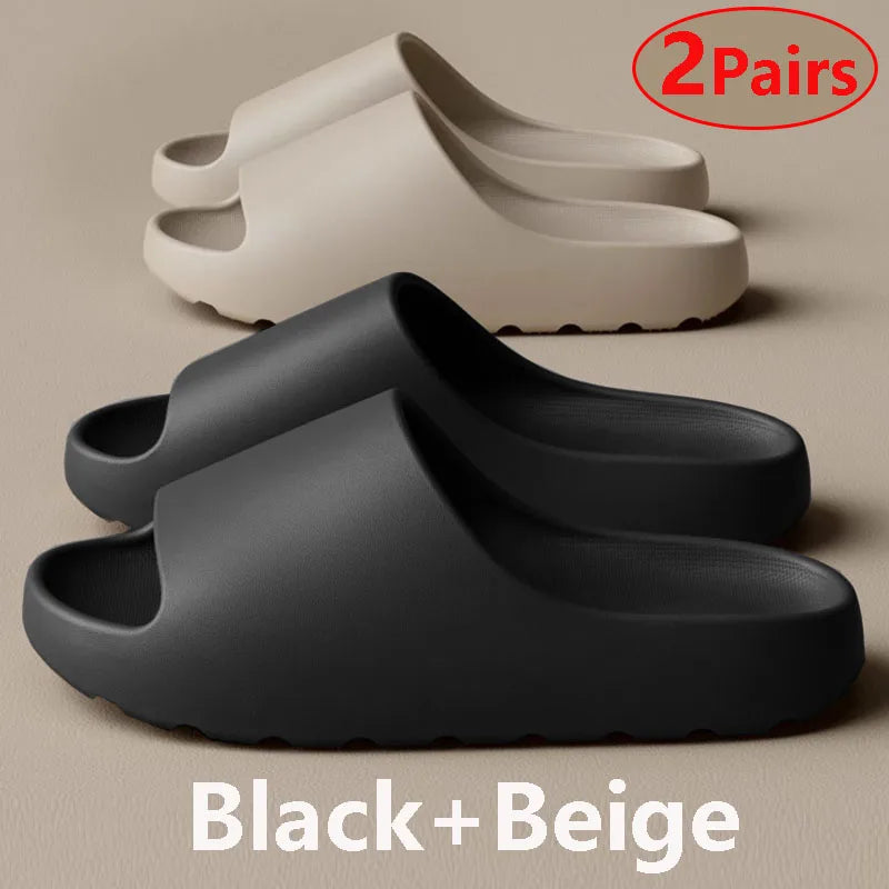Coconut Slippers Men Women EVA Soft Like Stepping on Shit Thick Soled Sandals Solf Non-slip Wearing Slipper Outdoor Indoor Shoes