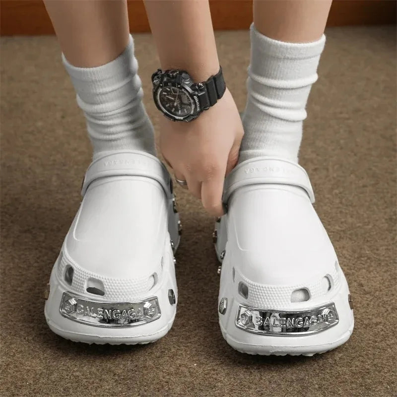 men Slippers Couple Design Anti-Slip Deodorant Casual Sandals Korean Version EVA Mat...