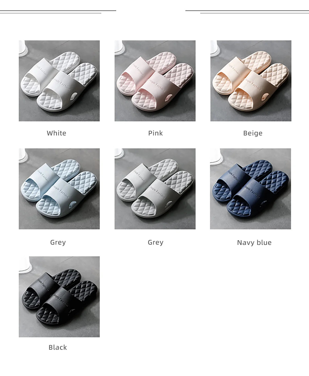 TZLDN 36-49 plus size EVA Soft Bottom Slippers for Women Home Bathroom Summer Sandals for Men Summer Beach Wear Unisex Slides