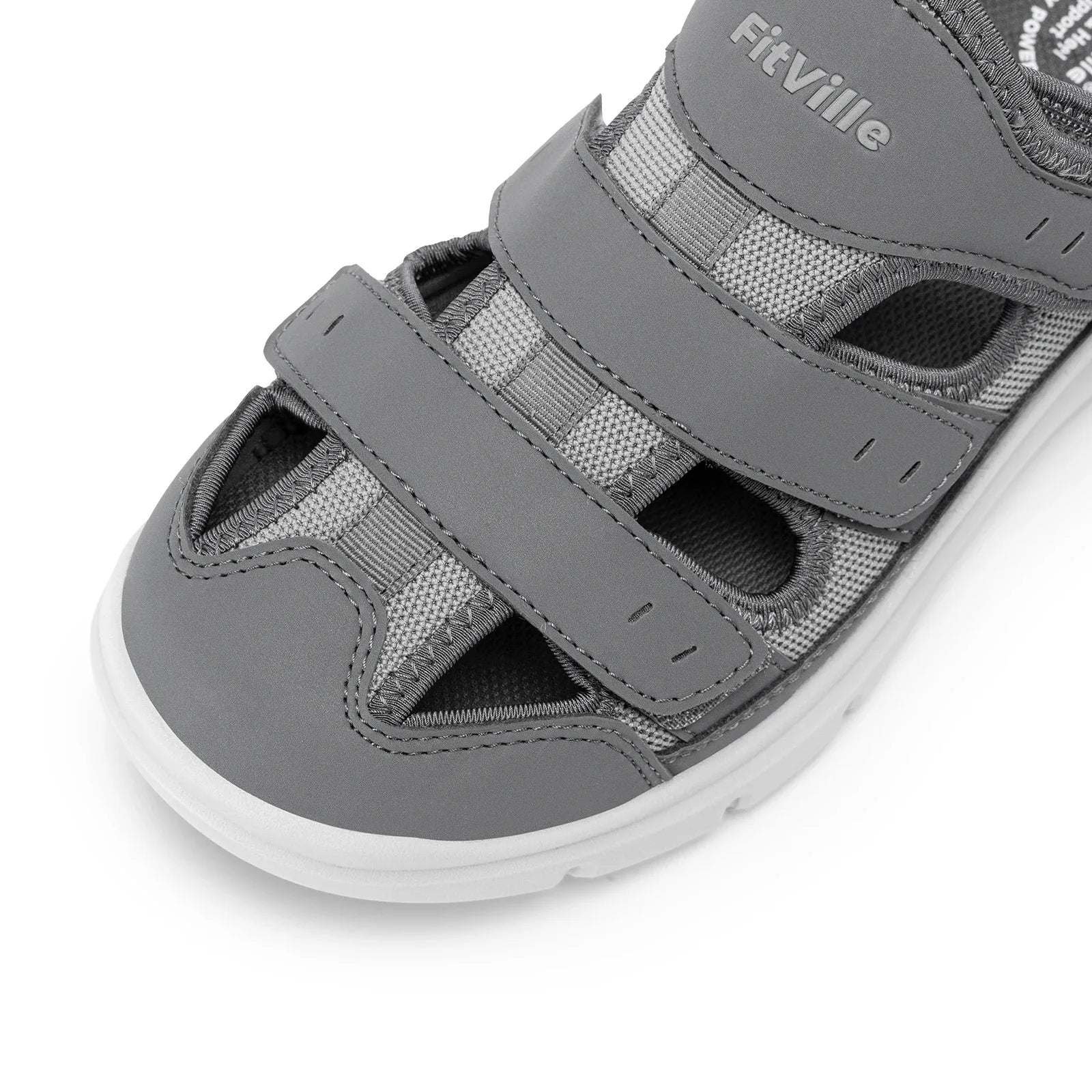 FitVille Men's Sandals Widened Diabetes Shoes Mens Casual Shoes Lightweight for Plantar Fasciitis Arch support Relief Pain