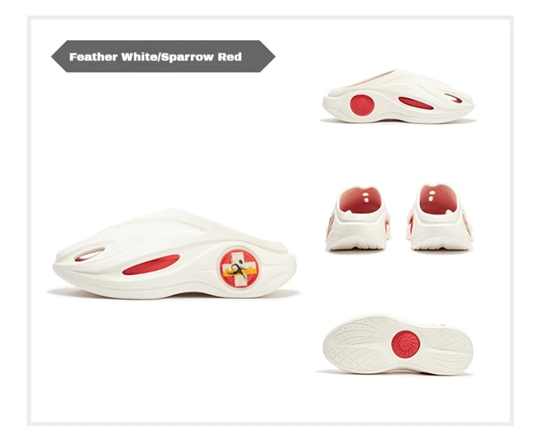 361 Degrees AG Whale 2 Men and Women's Trendy Slippers Anti-slip Deodorization Soft Comfortable Thick Bottom Slippers 672421103