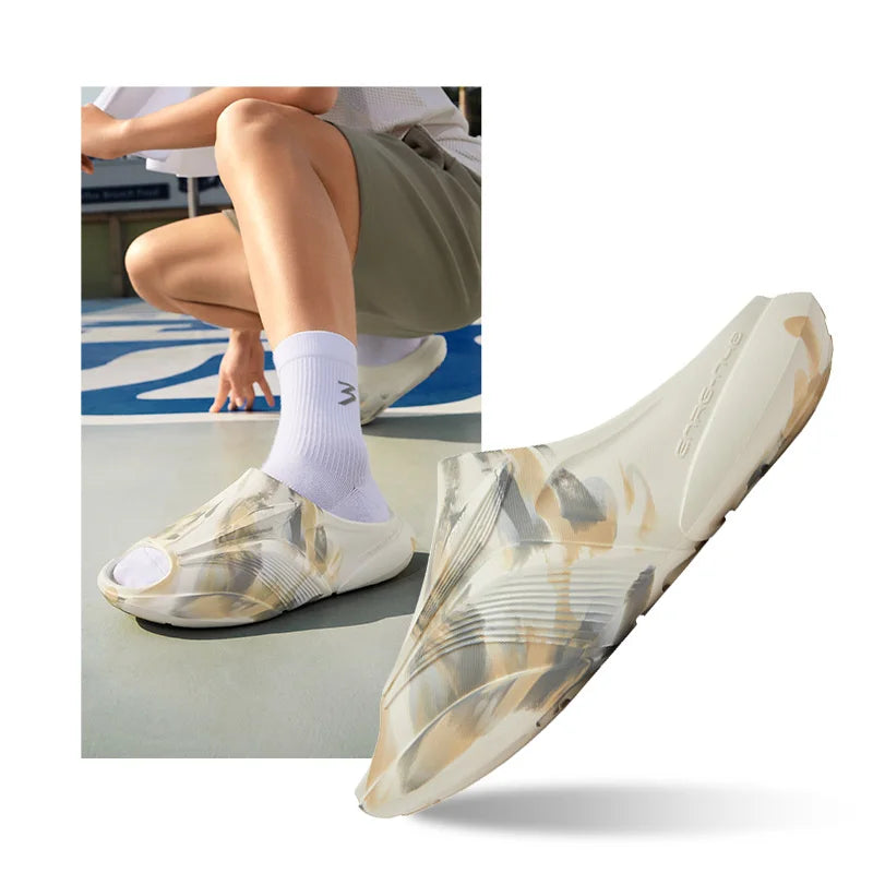 361 Degrees Furious Men Slippers Outdoors Breathable Soft Anti-slip Antiskid Sandal Flexible Durable Stable Male Shoes 672521113