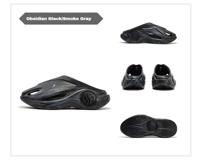 361 Degrees AG Whale 2 Men and Women's Trendy Slippers Anti-slip Deodorization Soft Comfortable Thick Bottom Slippers 672421103