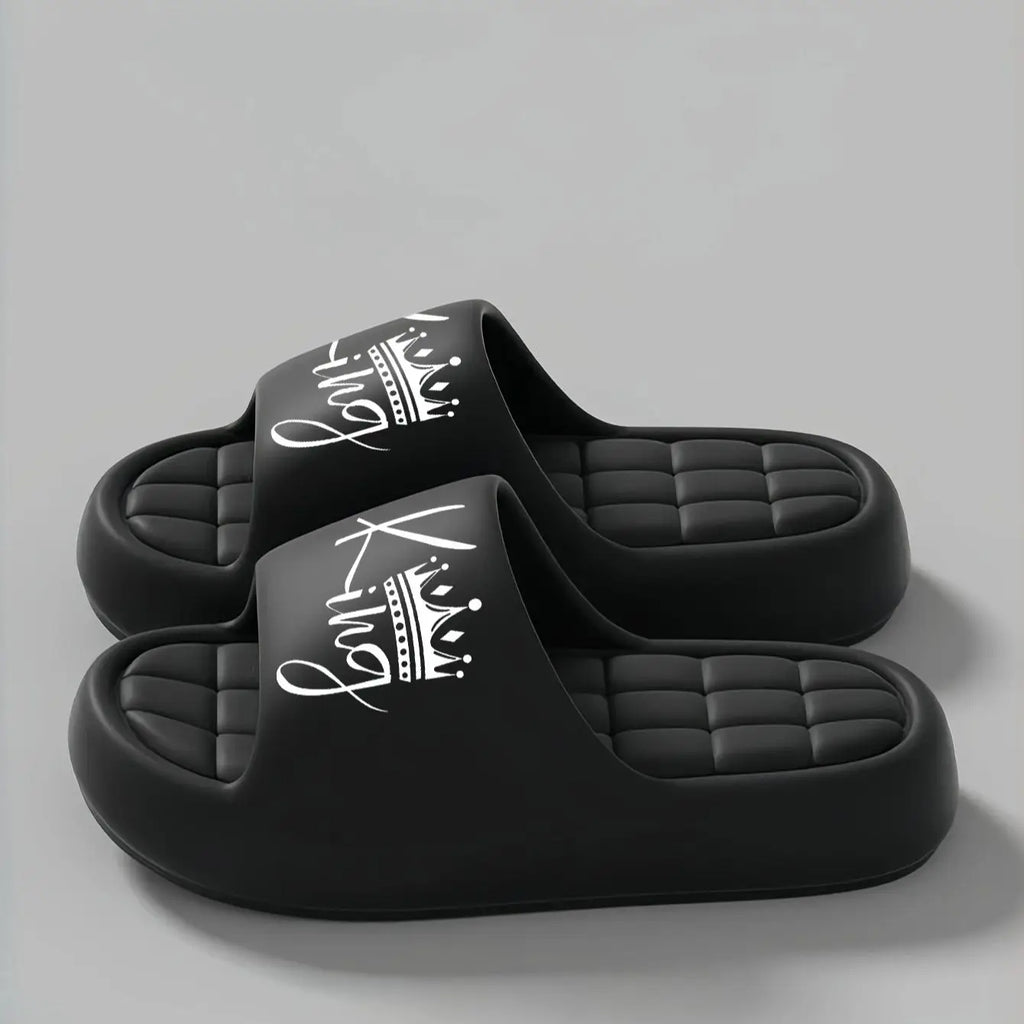 New Casual Innovative Design King Unisex Eva Soft-Soled Lightweight Home Slippers High-Quality Exclusive Brand Slippers